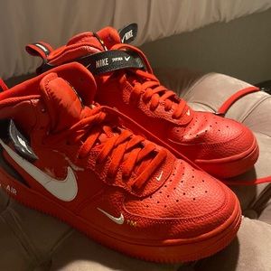red nike high tops